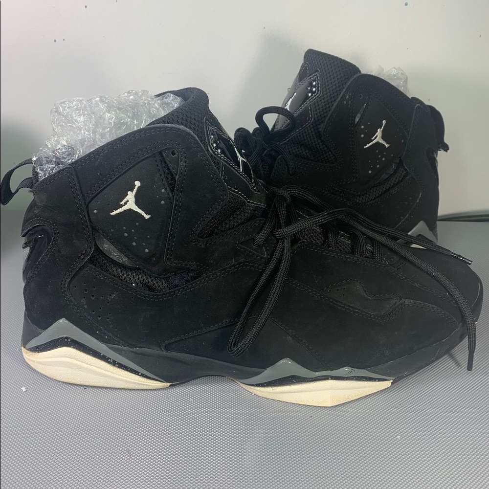 Nike Jordan True Flight, 342964-010, Black/White-Black-Cool Grey, Mens Size 12